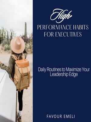 cover image of High-Performance Habits for Executives
